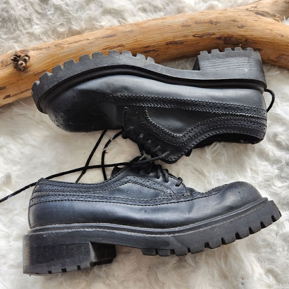 Lower Eastside vintage chunky 90s Oxford shoes